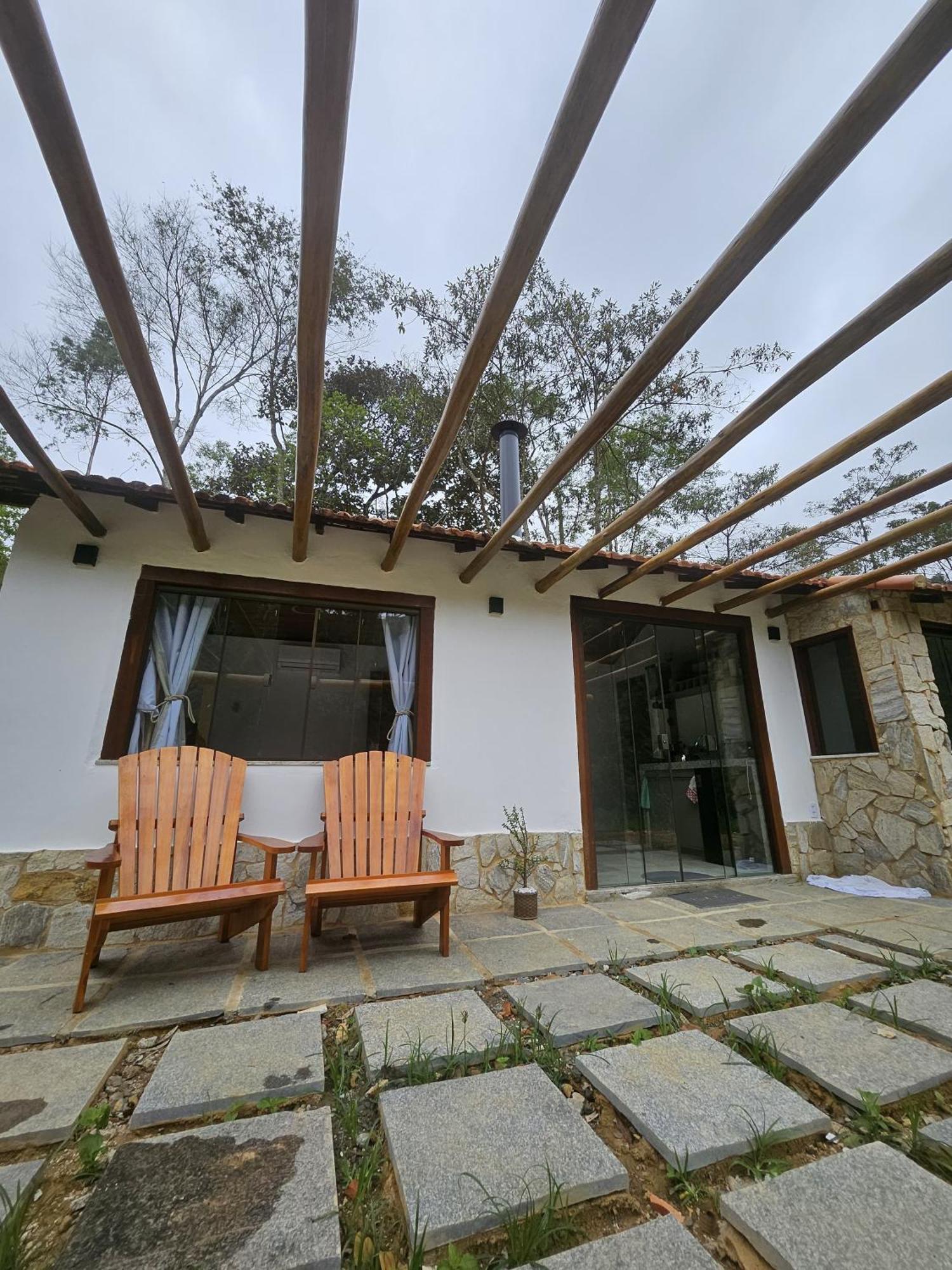 Casa Di Pedra Com Linda Vista Para Natureza - Miguel Pereira Exterior foto